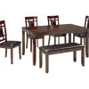 Bennox 6-Piece Dining Set With Bench