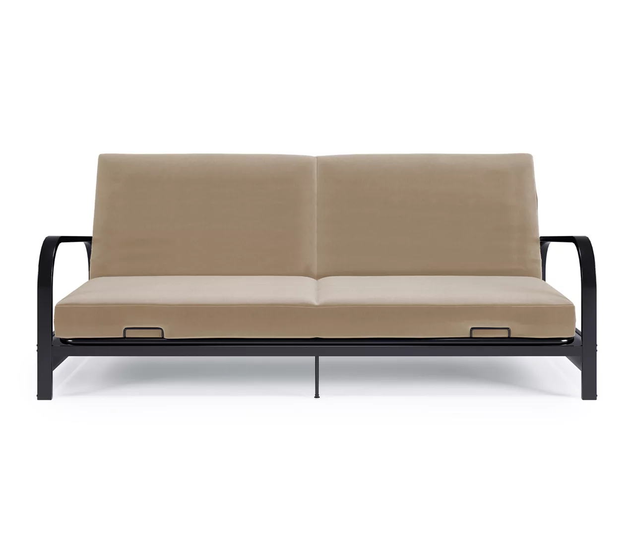 DHP Elbern Black Metal Futon With Cover - Image 2