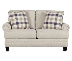 Meggett Linen Loveseat