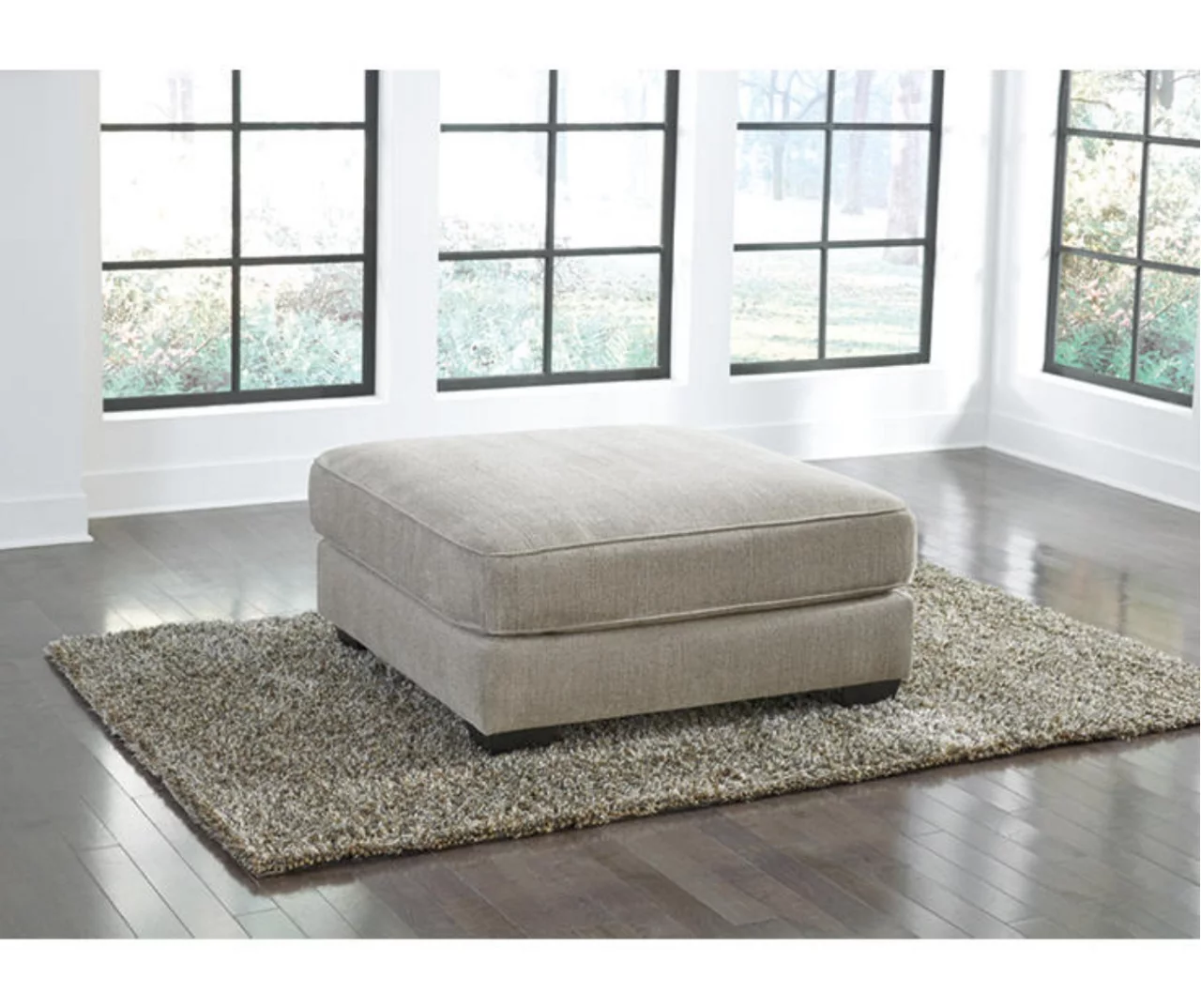 Ardsley Gray Oversize Accent Ottoman - Image 2