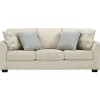 Haisley Ivory Queen Sleeper Sofa