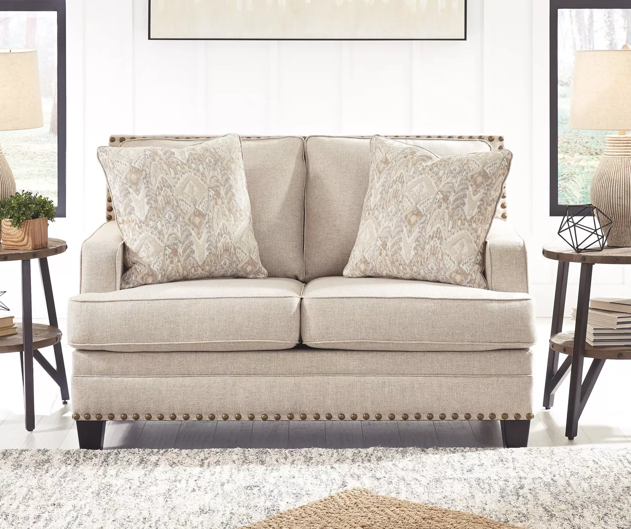 Claredon Beige Loveseat - Image 5