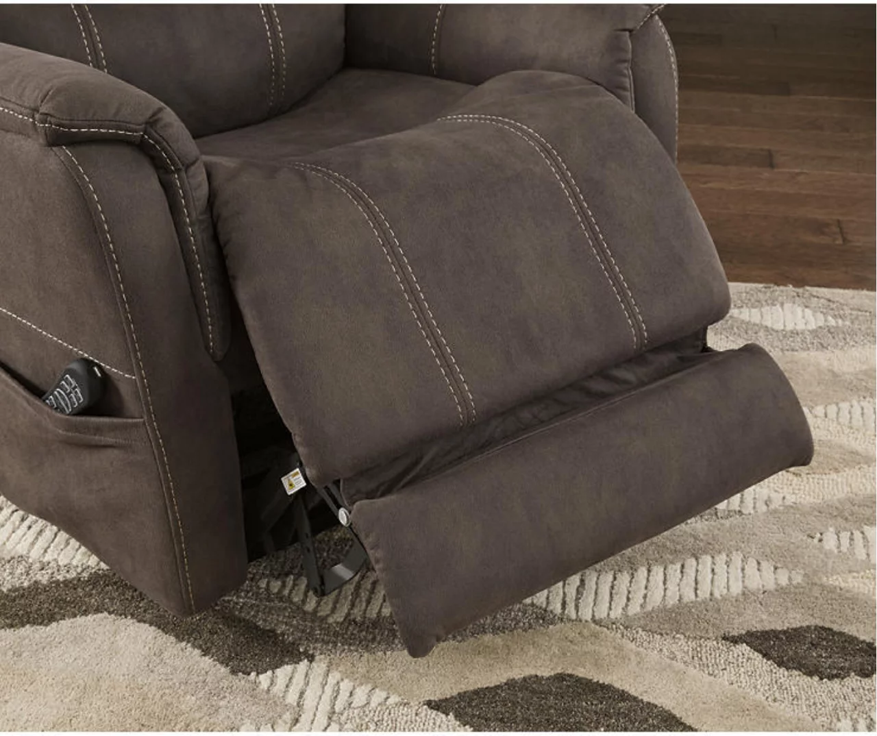 Ballister Gray Power Lift Recliner With USB Charging - Image 7