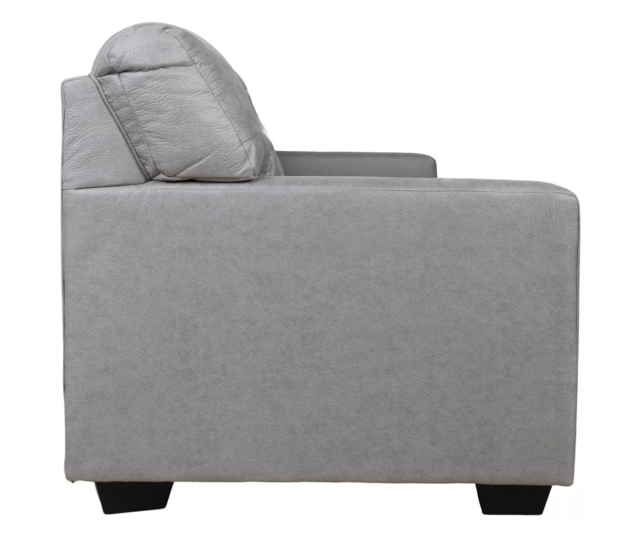 Battstone Graphite Faux Leather Sofa - Image 3
