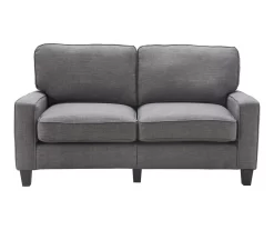 Palisades Gray Loveseat