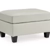 Signature Design By Ashley Genoa Leather Ottoman