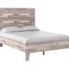 Signature Design By Ashley Neilsville Whitewash Full Panel Platform Bed