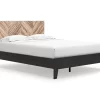 Signature Design By Ashley Piperton Black Queen Panel Platform Bed
