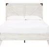 Signature Design By Ashley Shawburn Queen Crossbuck Panel Platform Bed