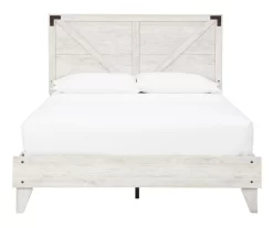 Signature Design By Ashley Shawburn Queen Crossbuck Panel Platform Bed