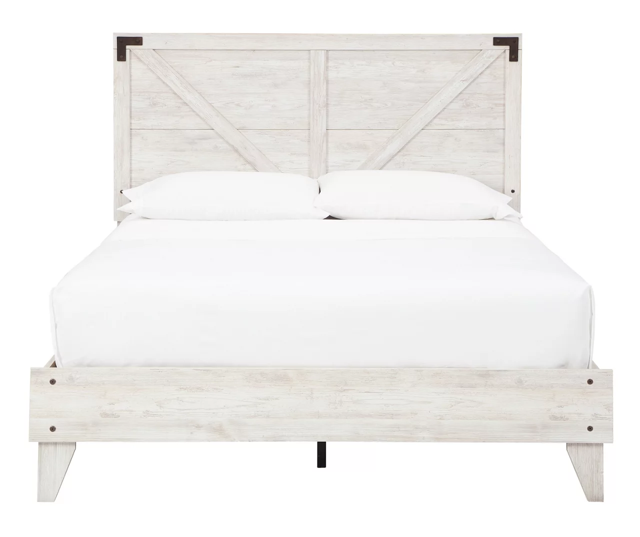 Signature Design By Ashley Shawburn Queen Crossbuck Panel Platform Bed