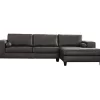 Signature Design By Ashley Nokomis Faux Leather Sectional With Right-Arm-Facing Chaise