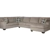 Signature Design By Ashley Ballinasloe Platinum Gray Sectional